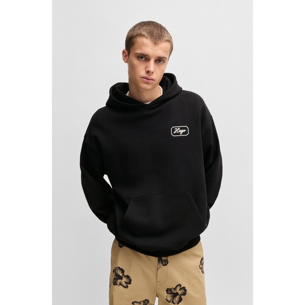 HUGO Blue Kapuzensweatshirt »Nualo« mit großem Logodruck hinten ▷ bestellen