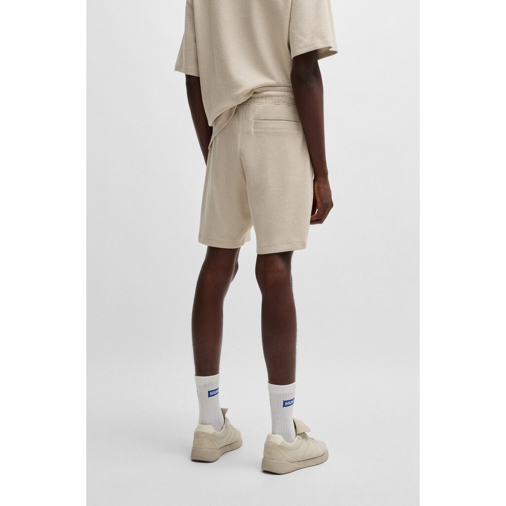 HUGO Blue Shorts »Nuwafflo« Loose Fit