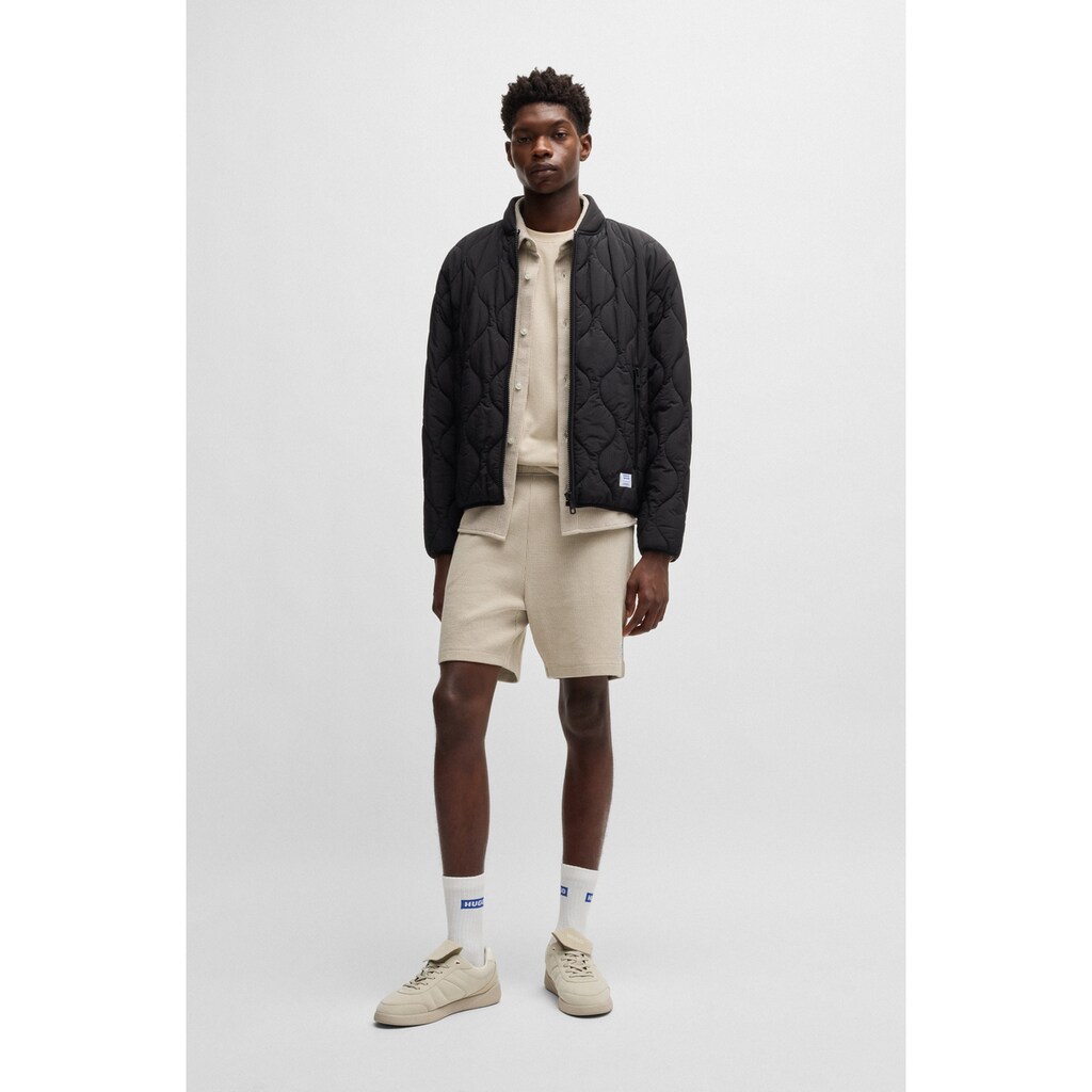 HUGO Blue Shorts »Nuwafflo« Loose Fit