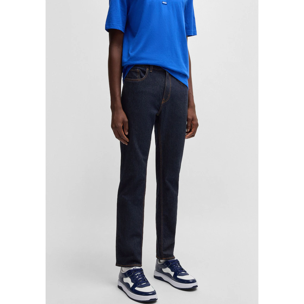 HUGO Blue Slim-fit-Jeans »Ash« mit Stone-washed-Finish ▷ kaufen