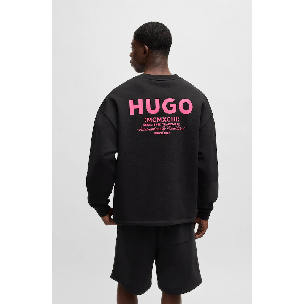 HUGO Blue Sweatshirt »Naviu« Mit Rückendruck