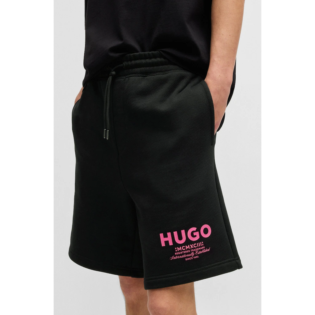 HUGO Blue Sweatshorts »Nomario« Mit Großem Druck
