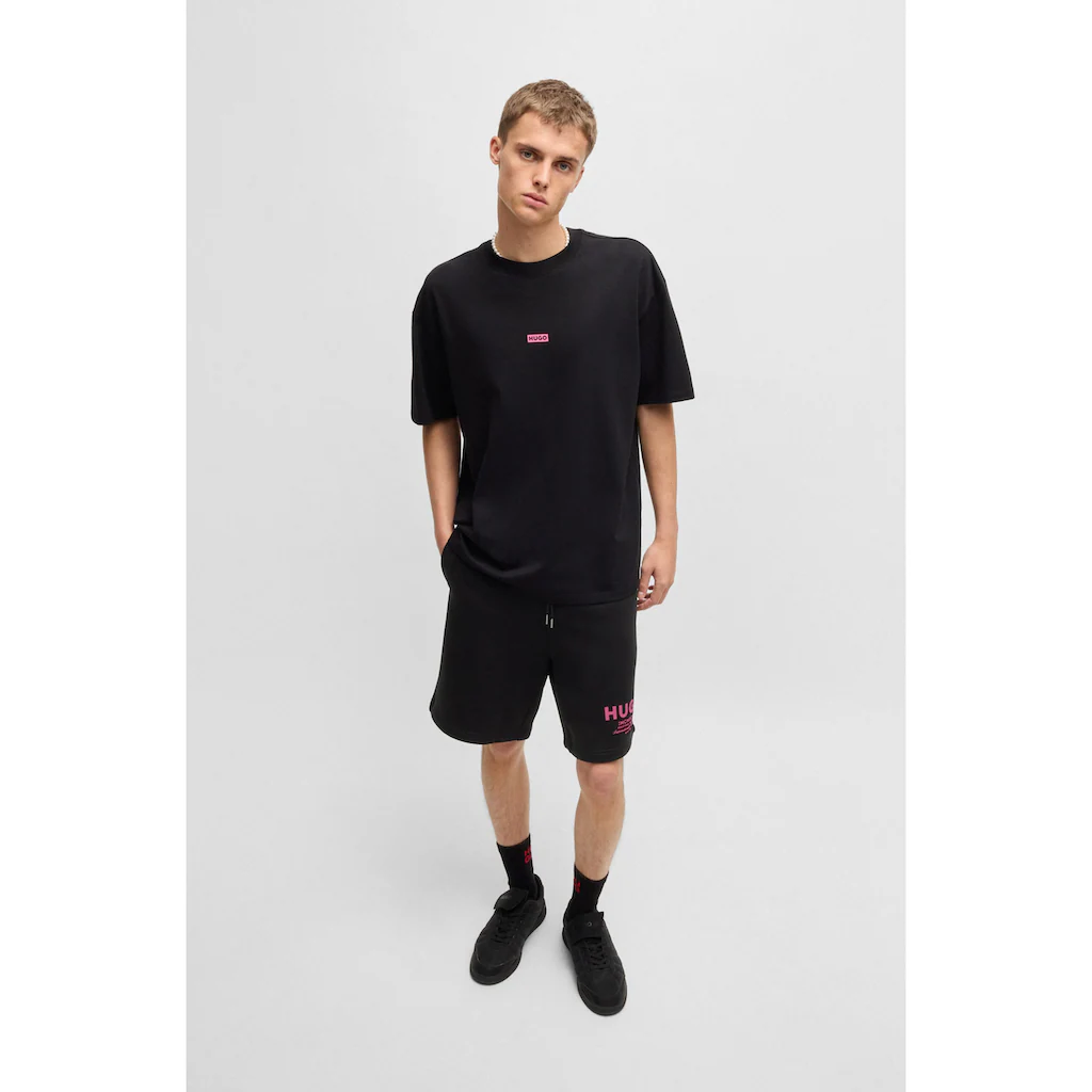 HUGO Blue Sweatshorts »Nomario« Mit Großem Druck