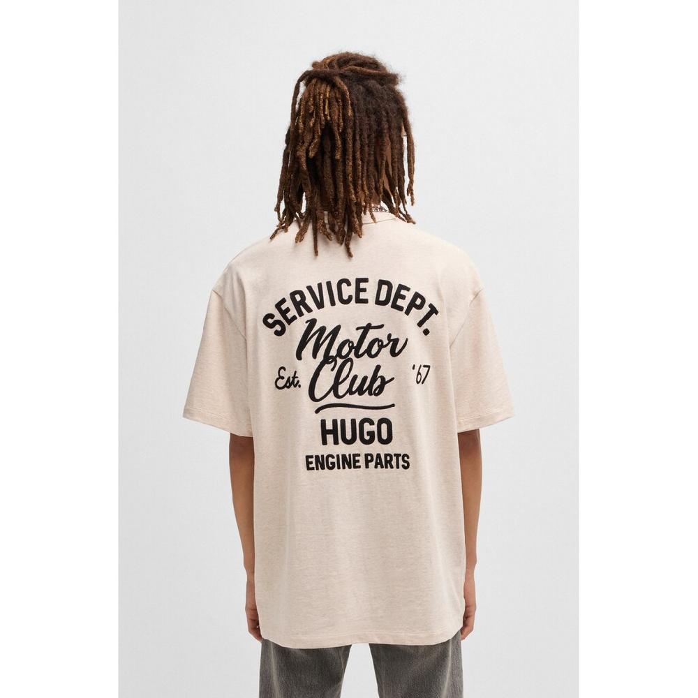 HUGO Blue T-Shirt »Nampie« Mit Großem Aufdruck ▷ Kaufen