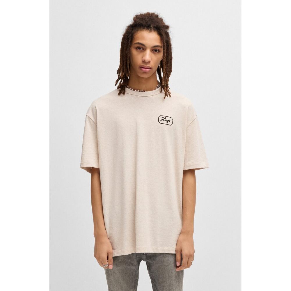 HUGO Blue T-Shirt »Nampie« mit großem Aufdruck ▷ kaufen
