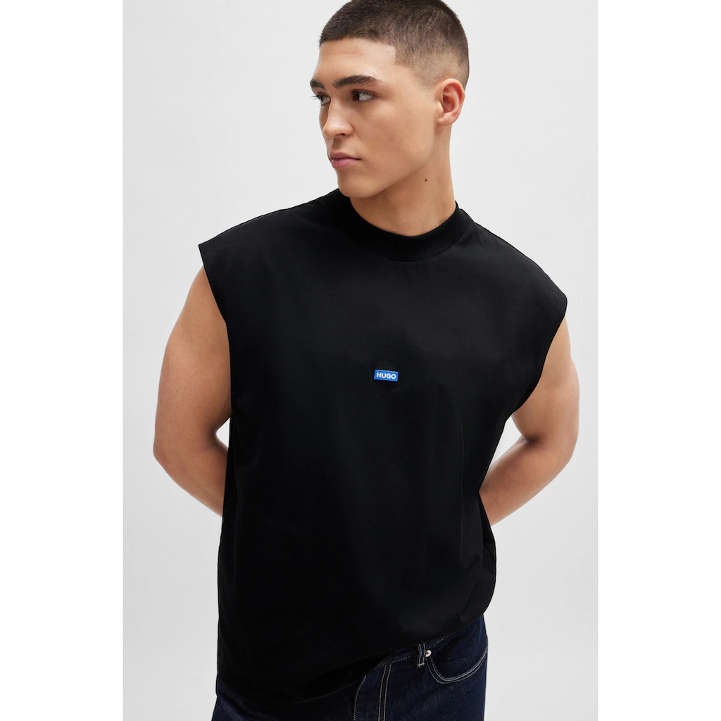 HUGO Blue T-Shirt »Navertz« Mit Hugo-Label ▷ Kaufen