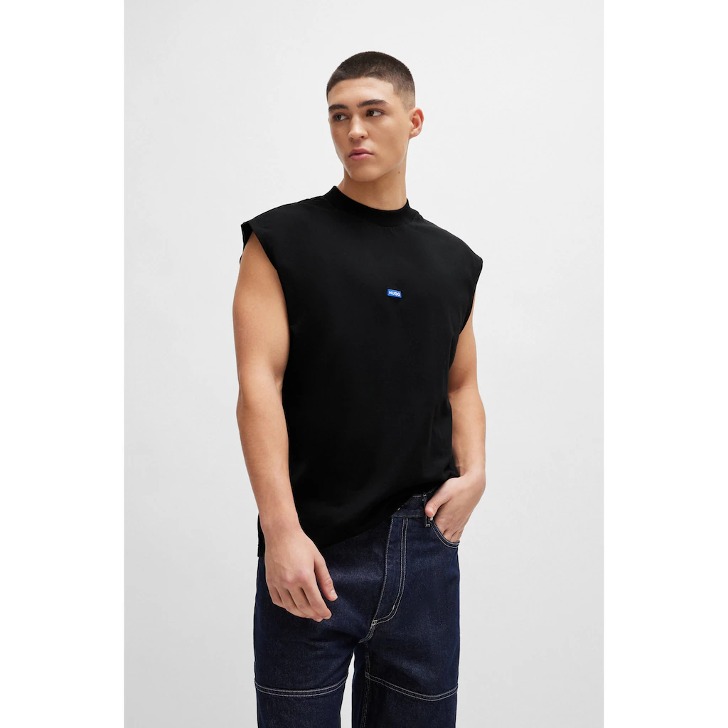 HUGO Blue T-Shirt »Navertz« mit Hugo-Label ▷ kaufen