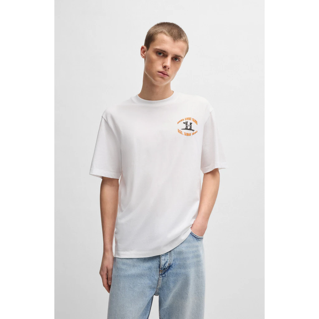 HUGO Blue T-Shirt »Nodiwop« Mit Großem Rückendruck