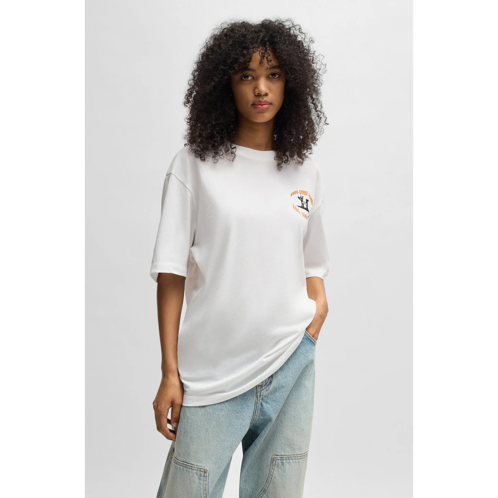 HUGO Blue T-Shirt »Nodiwop« mit großem Rückendruck