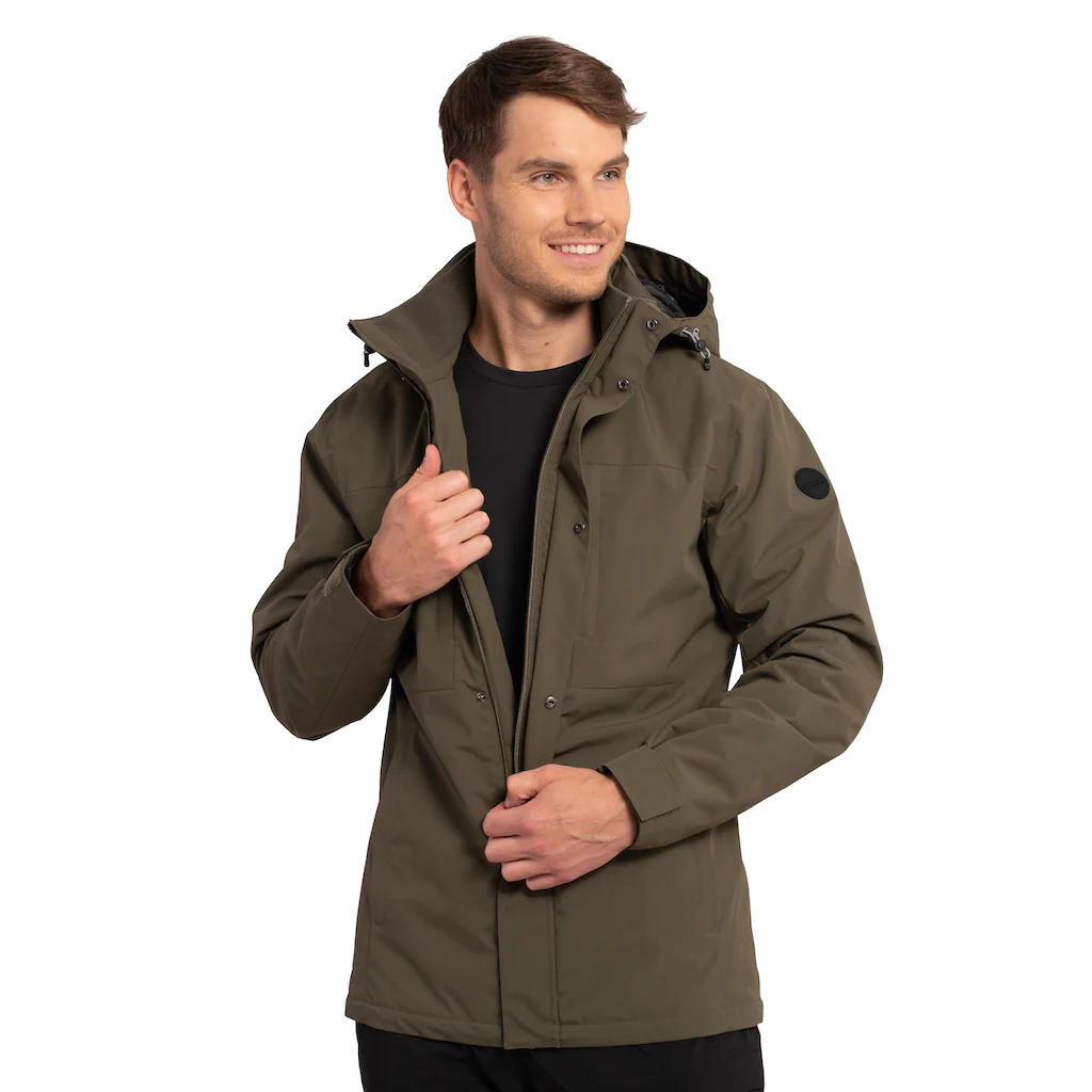 Icepeak Funktionsjacke »ICEPEAK ALSTON« mit Kapuze mit Logoschriftzügen an der Kapuzenkordel ▷ für