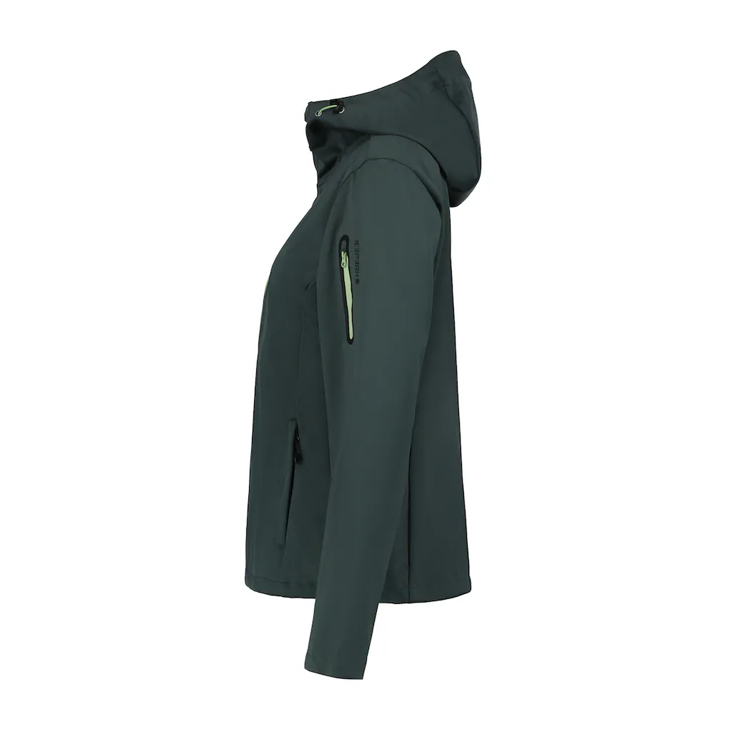 Icepeak Softshelljacke »D SOFTSHELLJACKE BRIDGEWATER« Mit Kapuze
