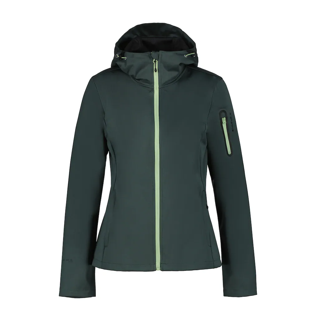 Icepeak Softshelljacke »D SOFTSHELLJACKE BRIDGEWATER« mit Kapuze