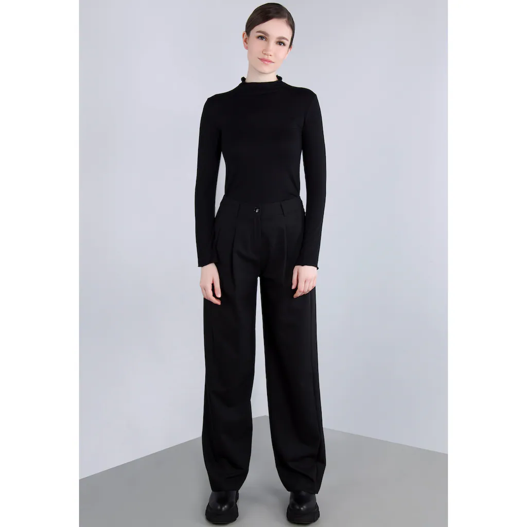 IMPERIAL Bundfaltenhose mit weitem Bein