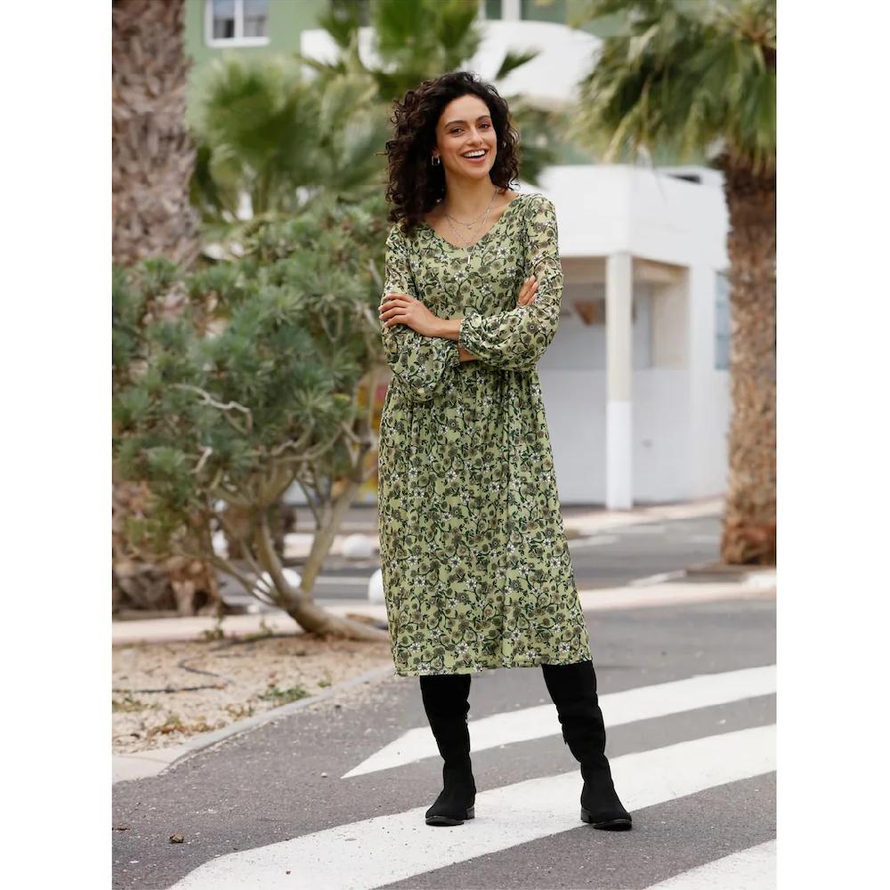Inspirationen A-Linien-Kleid »Mesh-Kleid«