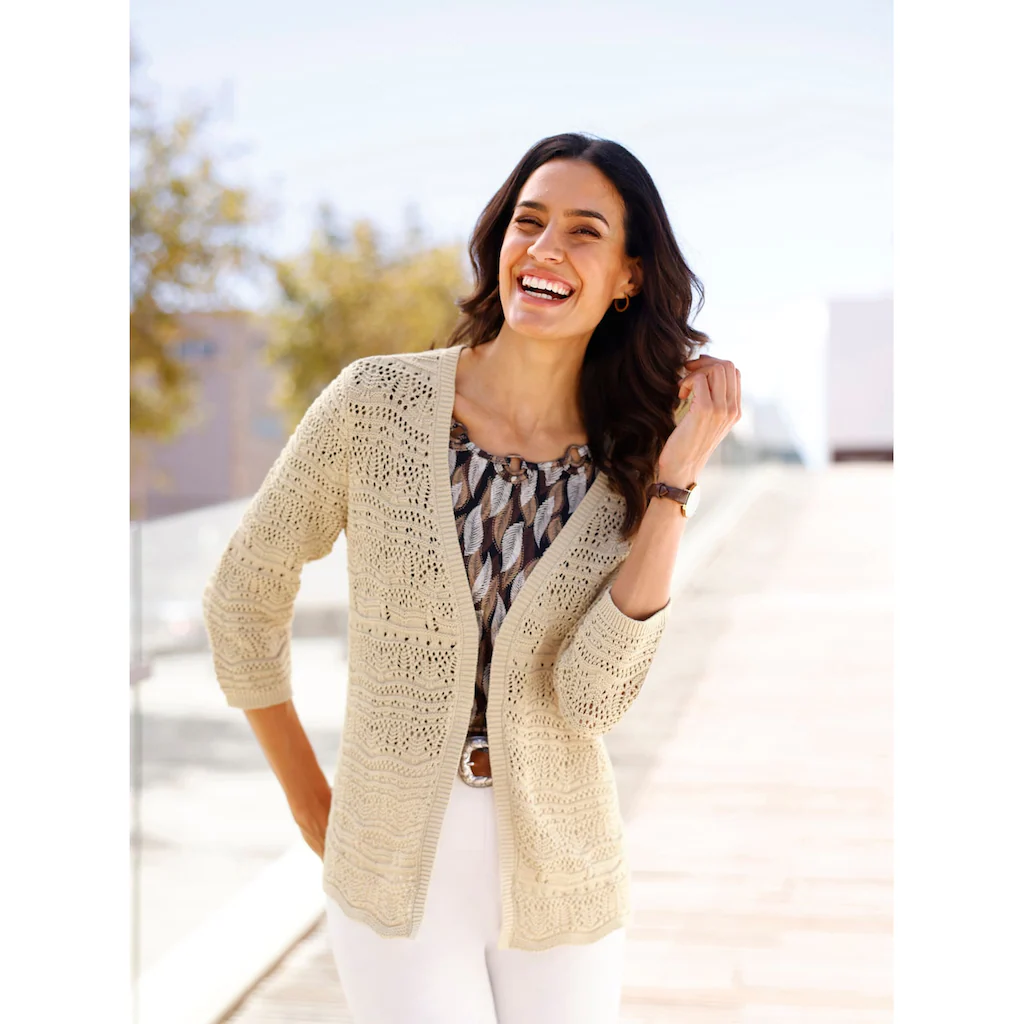 Inspirationen Ajourstrickjacke