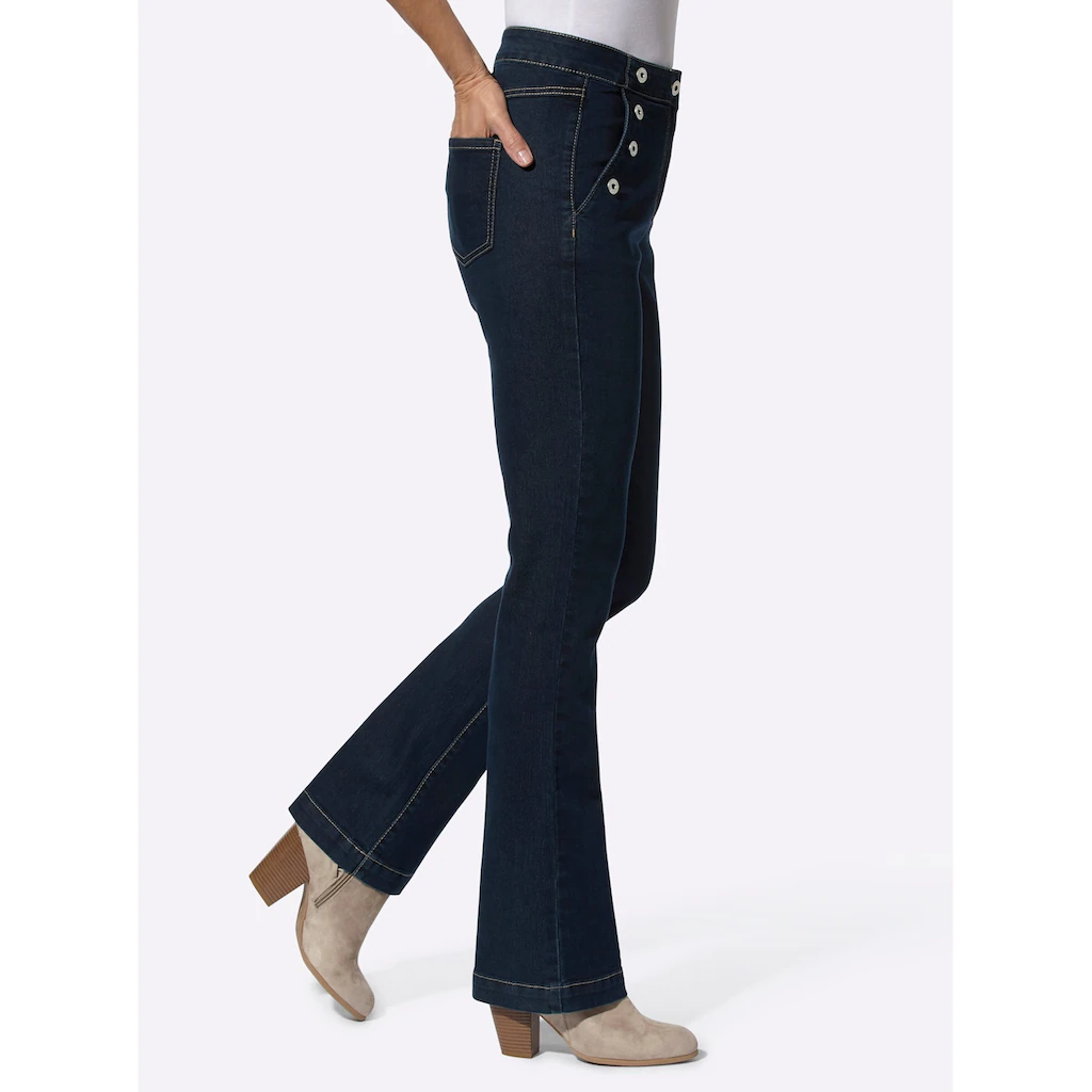 Inspirationen Bootcut-Jeans (1 Tlg.)