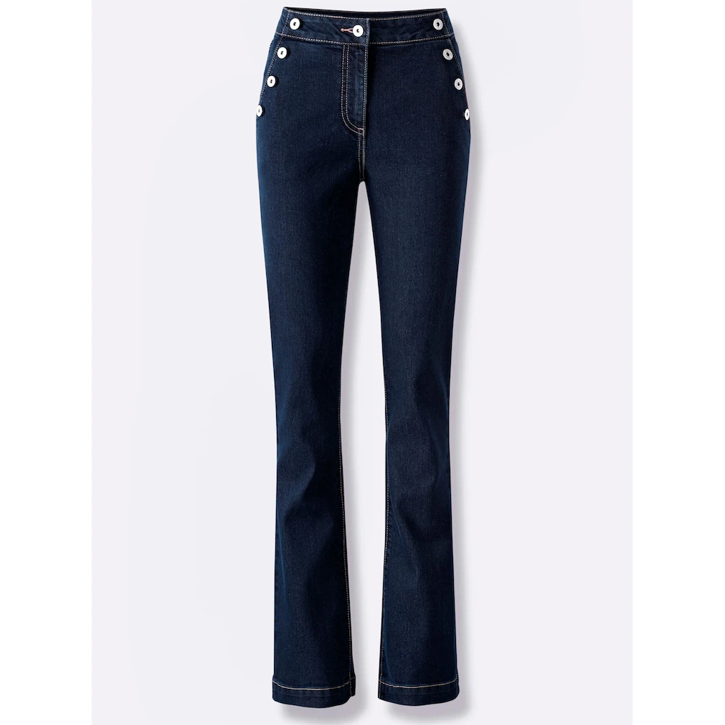 Inspirationen Bootcut-Jeans (1 Tlg.)