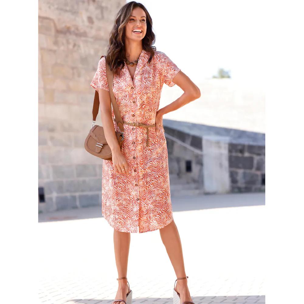 Inspirationen Jerseykleid »Druck-Kleid«