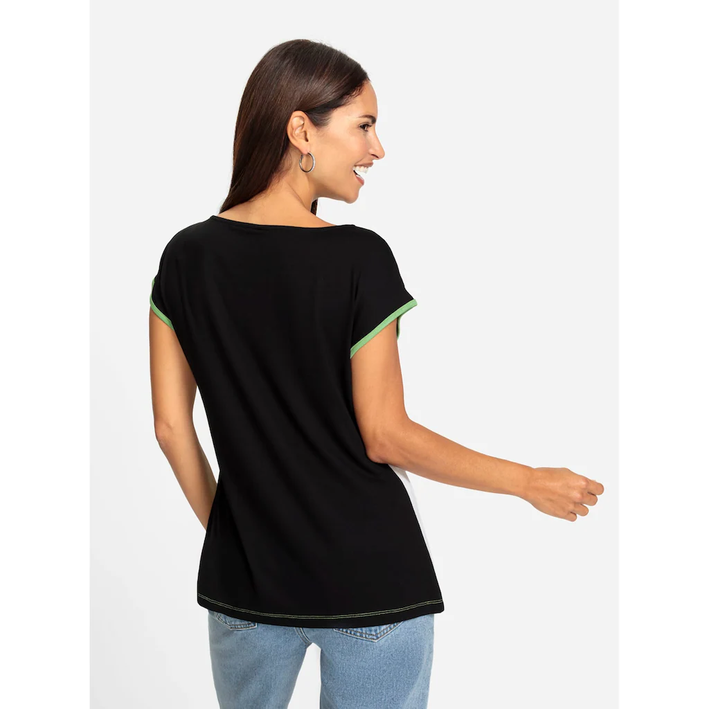 Inspirationen Kurzarmshirt »Patchshirt« (1 Tlg.)