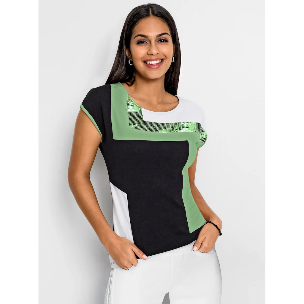 Inspirationen Kurzarmshirt »Patchshirt« (1 tlg.)