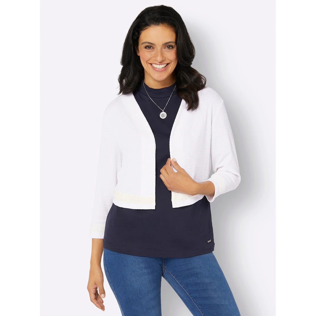Inspirationen Shirtjacke »Shirtbolero« (1 Tlg.)