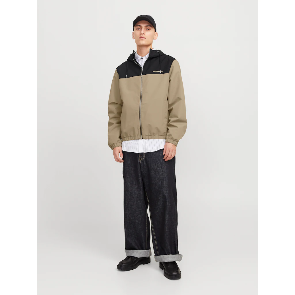 Jack & Jones Blouson »JJELEGACY LIGHT JACKET HOOD NOOS« Mit Kapuze Mit Logo Schriftzug ▷ Für