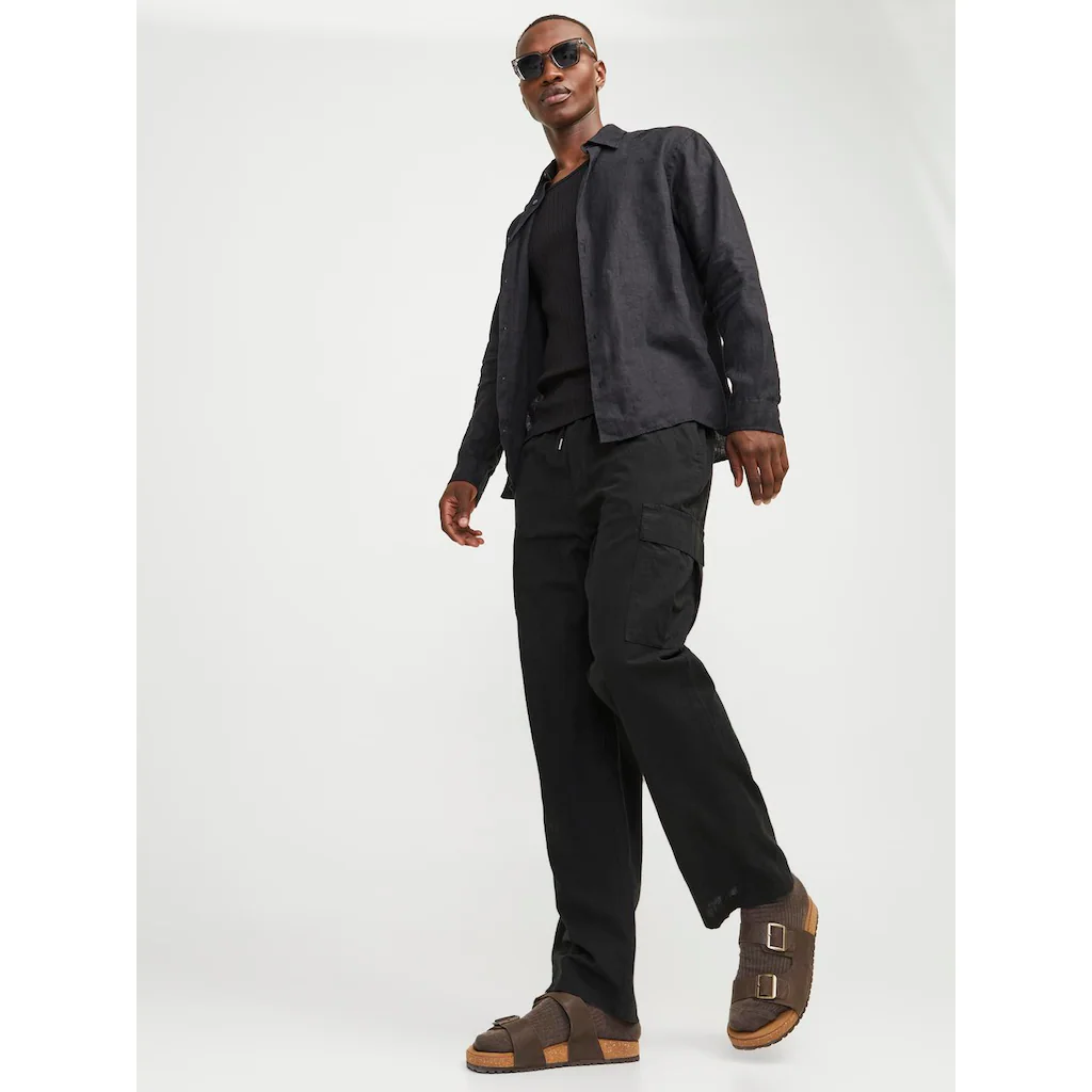Jack & Jones Cargohose »JPSTKARL SUMMER CARGO SN STYD« Mit Taschen