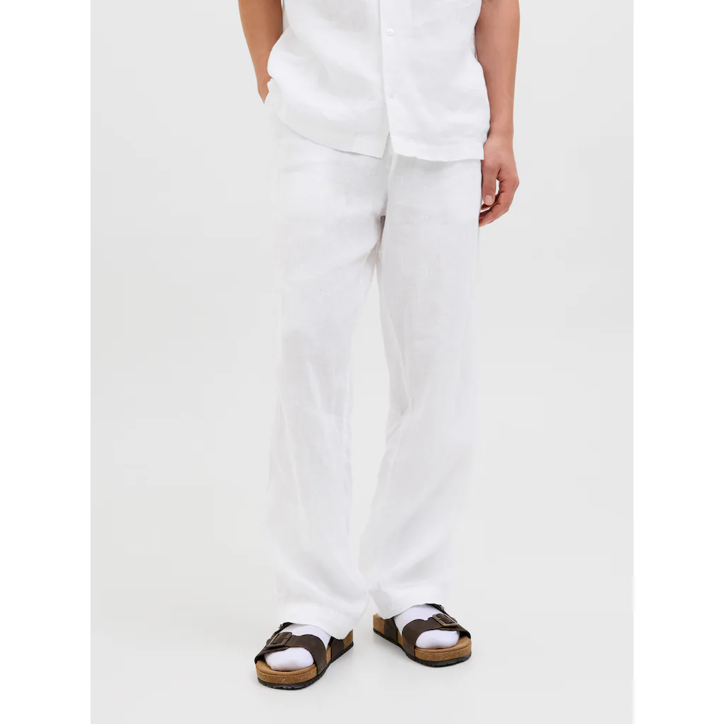 Jack & Jones Chinohose »JPSTKARL LAWRENCE LINEN CHINO SN«