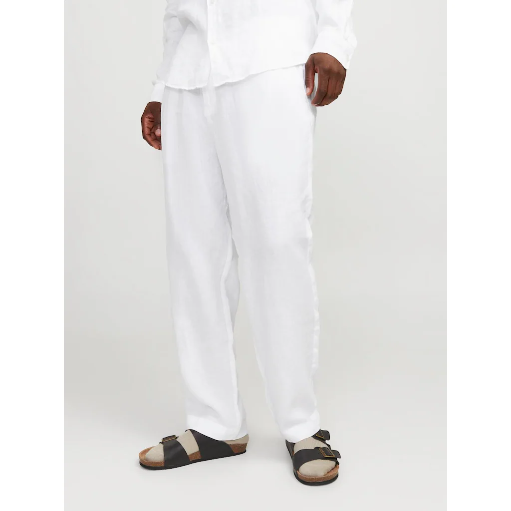 Jack & Jones Chinohose »JPSTKARL LAWRENCE LINEN CHINO SN«