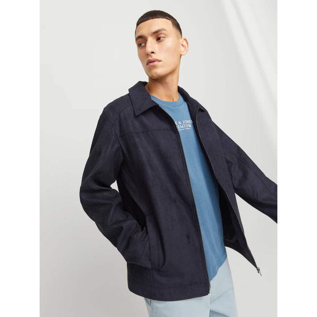 Jack & Jones Hemdjacke »JJEDYLAN SHACKET NOOS« Ohne Kapuze Mit Fly-Away Kragen ▷ Bestellen