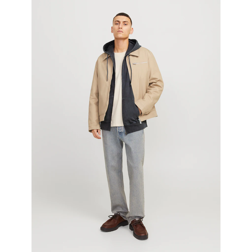 Jack & Jones Kapuzensweatjacke »JJECHARGE FADED SWEAT ZIP HOOD NOOS« Mit Kapuze ▷ Bestellen