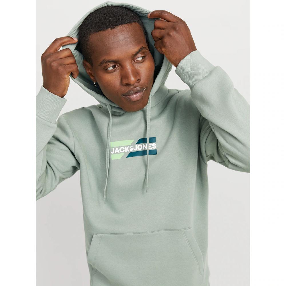 Jack & Jones Kapuzensweatshirt »JJECORP GRAPHIC SWEAT HOOD NOOS« Mit Logo Print ▷ Für