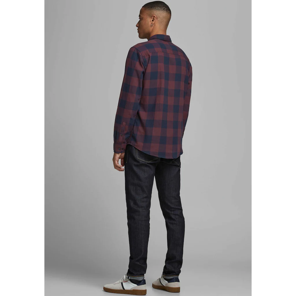 Jack & Jones Karohemd »JJ JJEGINGHAM TWILL SHIRT L/« ▷ Kaufen