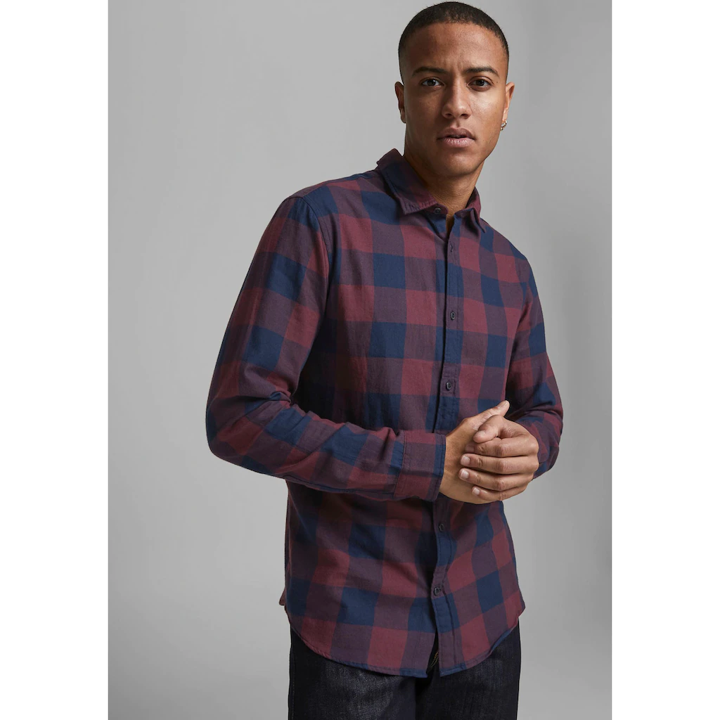 Jack & Jones Karohemd »JJ JJEGINGHAM TWILL SHIRT L/« ▷ kaufen