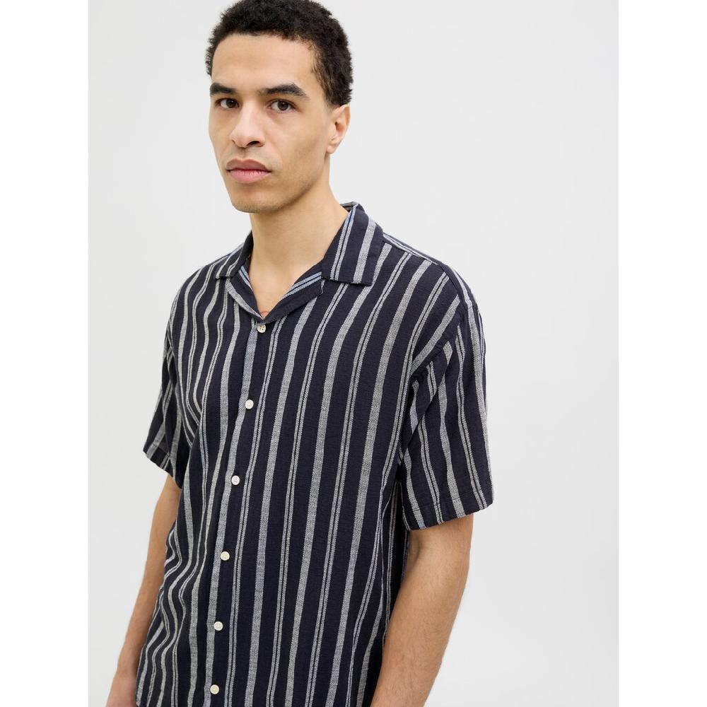 Jack & Jones Kurzarmhemd »JJEENZO STRIPE RESORT SHIRT SS SN« Mit Streifen Muster