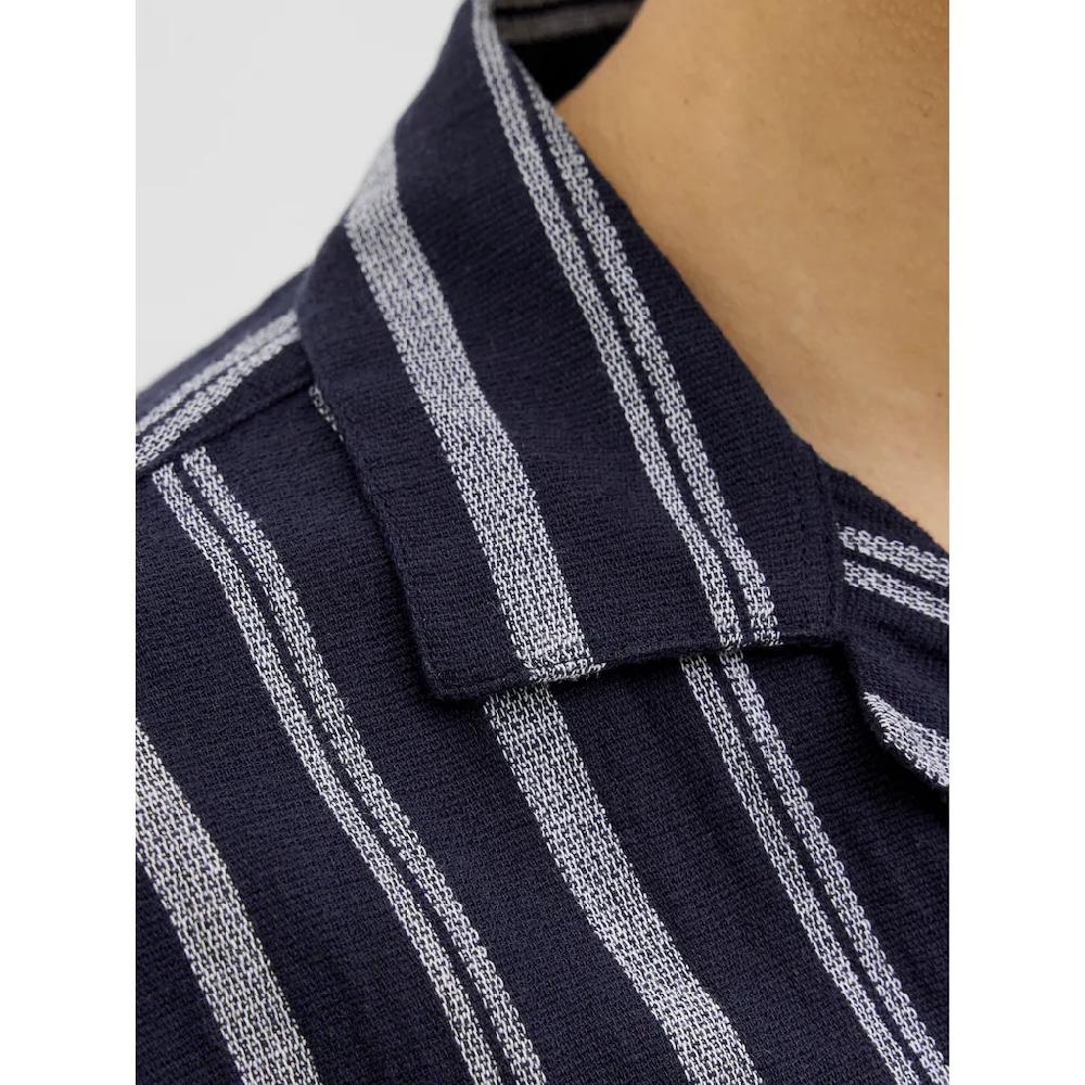 Jack & Jones Kurzarmhemd »JJEENZO STRIPE RESORT SHIRT SS SN« Mit Streifen Muster