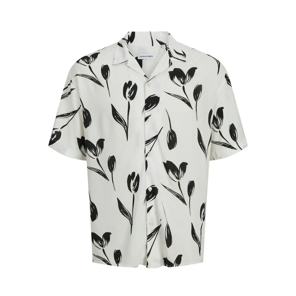 Jack & Jones Kurzarmhemd »JJEJEFF CHARGE RESORT SHIRT SS SN« mit All-Over Print