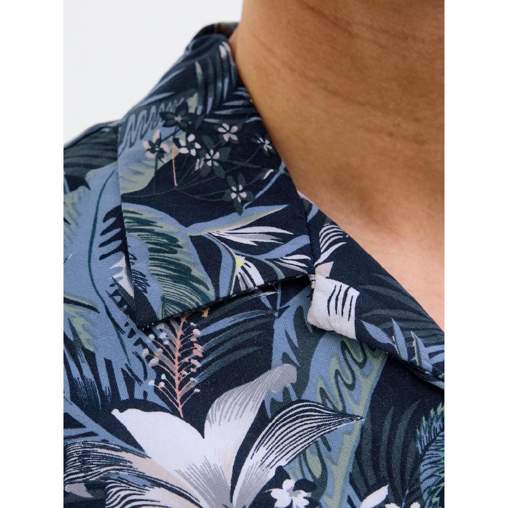 Jack & Jones Kurzarmhemd »JJEJEFF TROPICAL AOP RESORT SHIRT SS SN« Mit All-Over Print