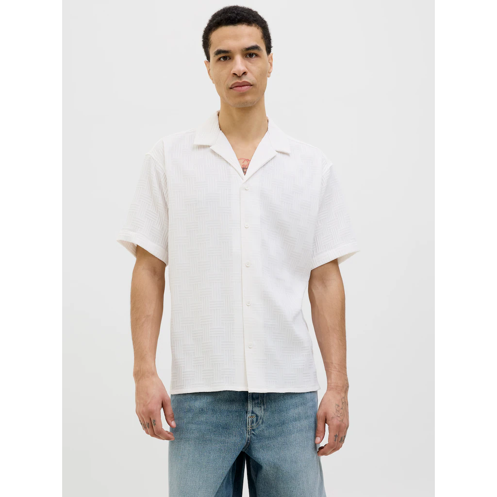 Jack & Jones Kurzarmhemd »JJEMATTEO RESORT SHIRT SS SN« mit Resort Kragen