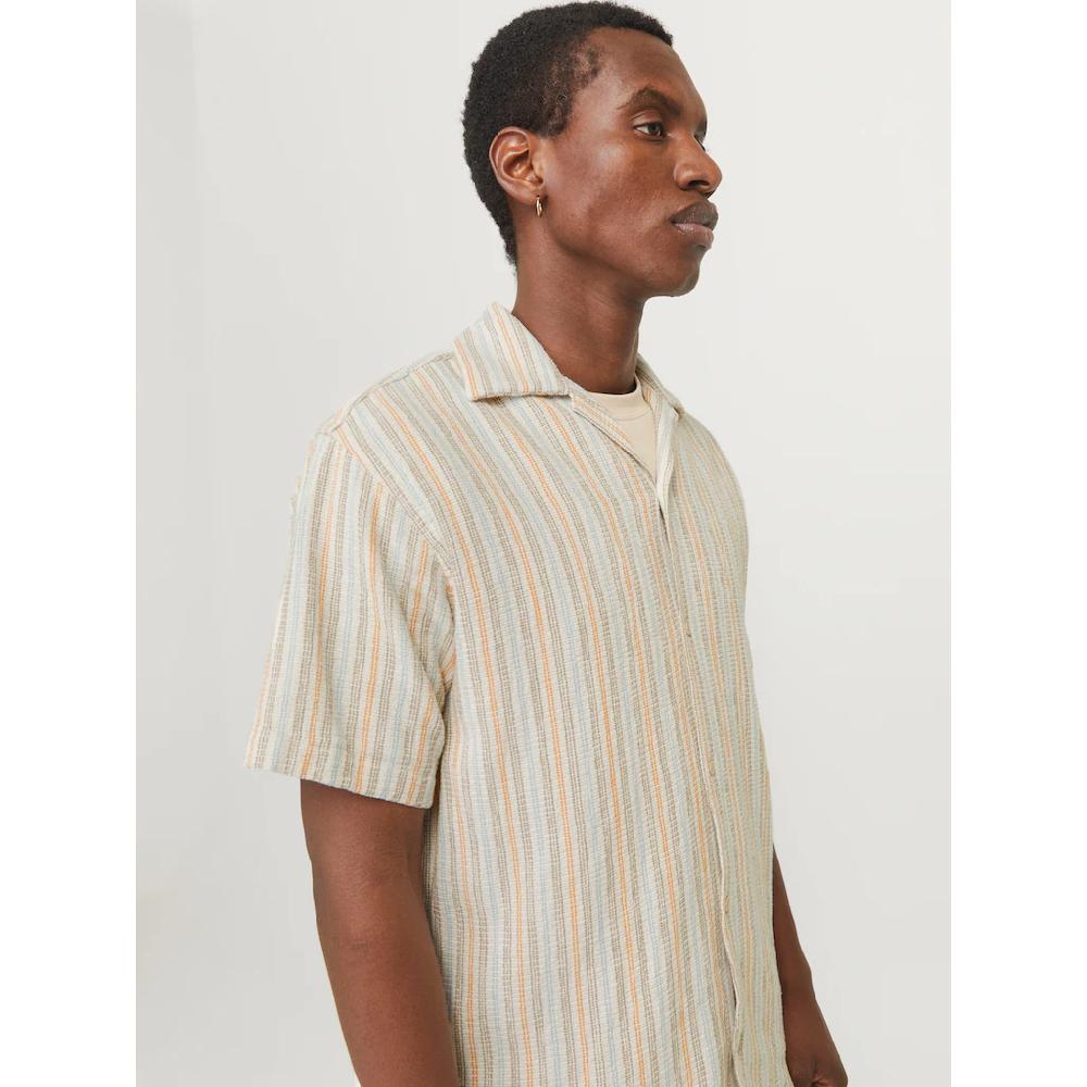 Jack & Jones Kurzarmhemd »JORCOBA STRIPE RESORT SHIRT SS SN«