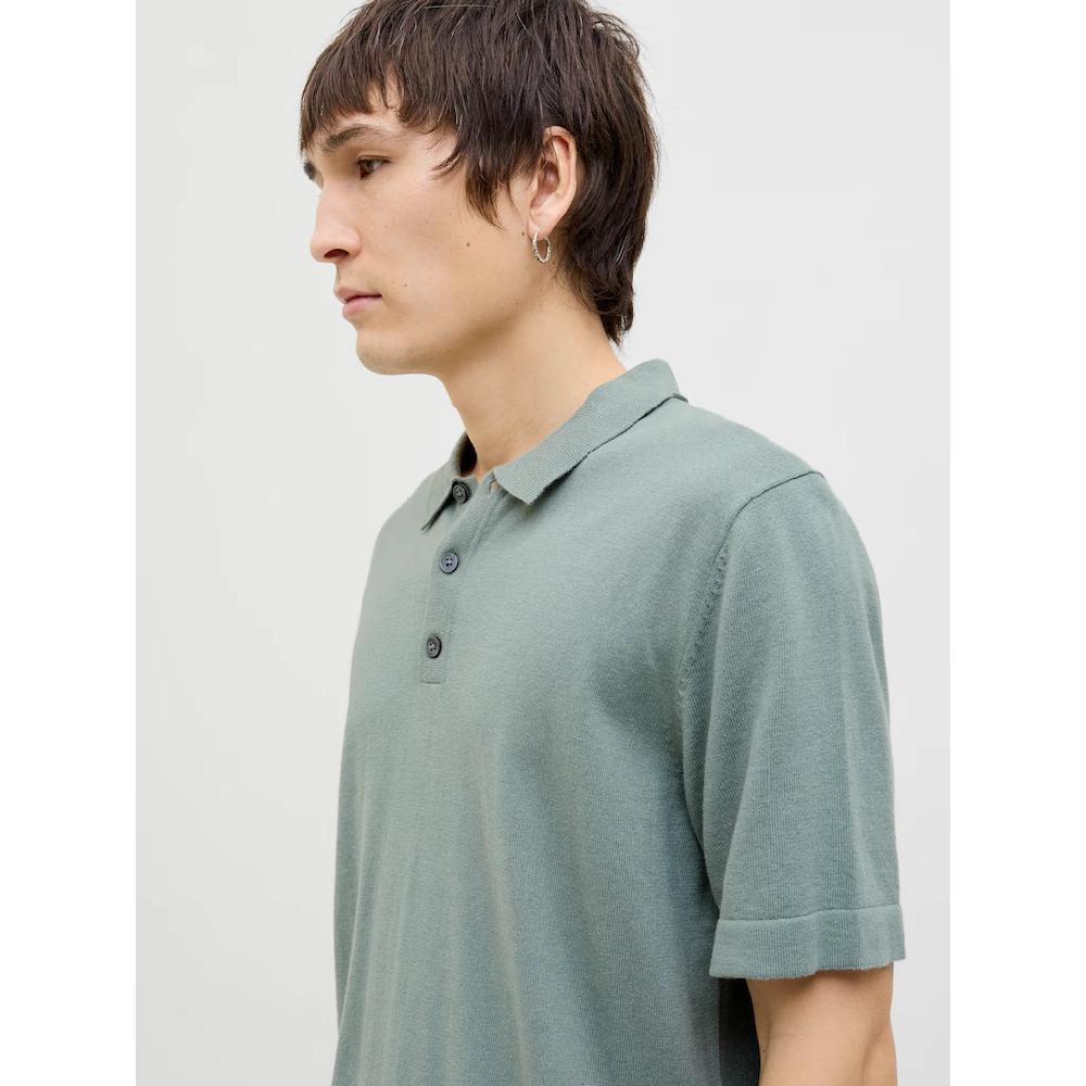 Jack & Jones Kurzarmpullover »JJEEMIL KNIT RELAXED POLO SS SN« Mit Polo Kragen ▷ Für