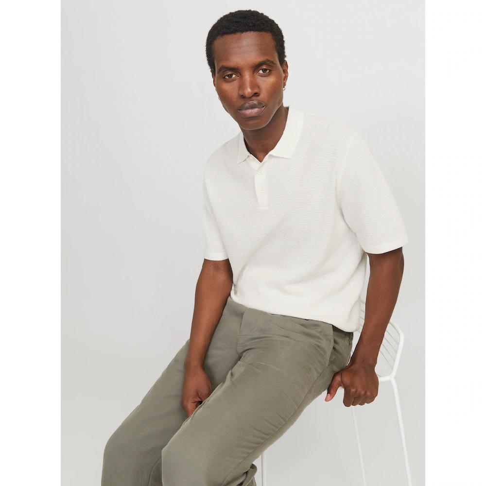 Jack & Jones Kurzarmpullover »JJEGEORGE KNIT POLO SS SN« Mit Polo Kragen ▷ Kaufen