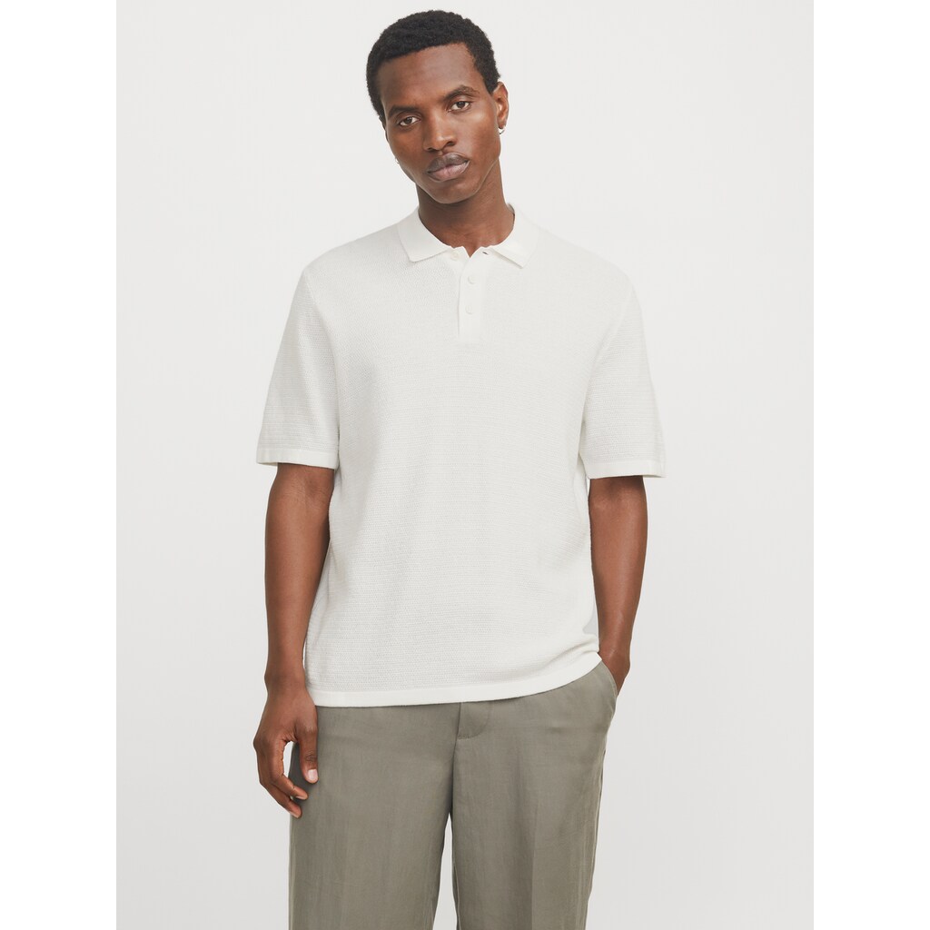 Jack & Jones Kurzarmpullover »JJEGEORGE KNIT POLO SS SN« mit Polo Kragen ▷ kaufen