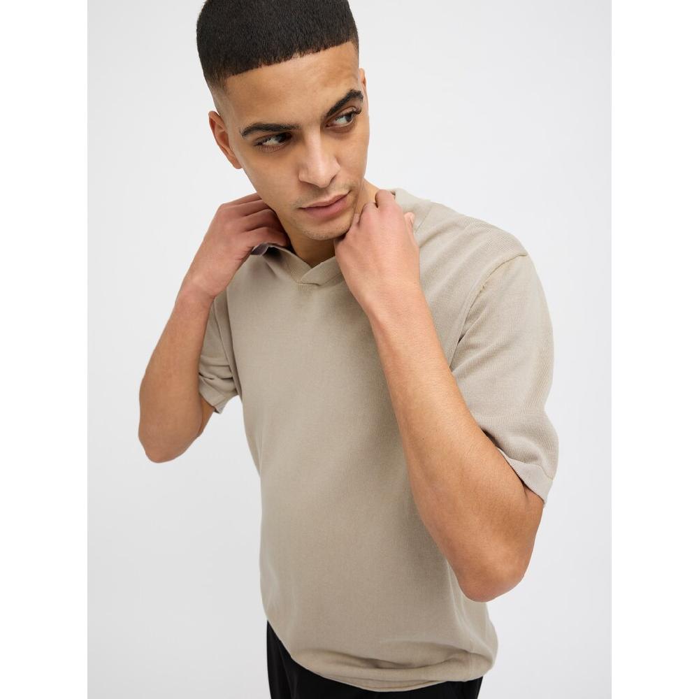 Jack & Jones Kurzarmpullover »JJELEO KNIT POLO SS LN« Mit Polo Kragen ▷ Für