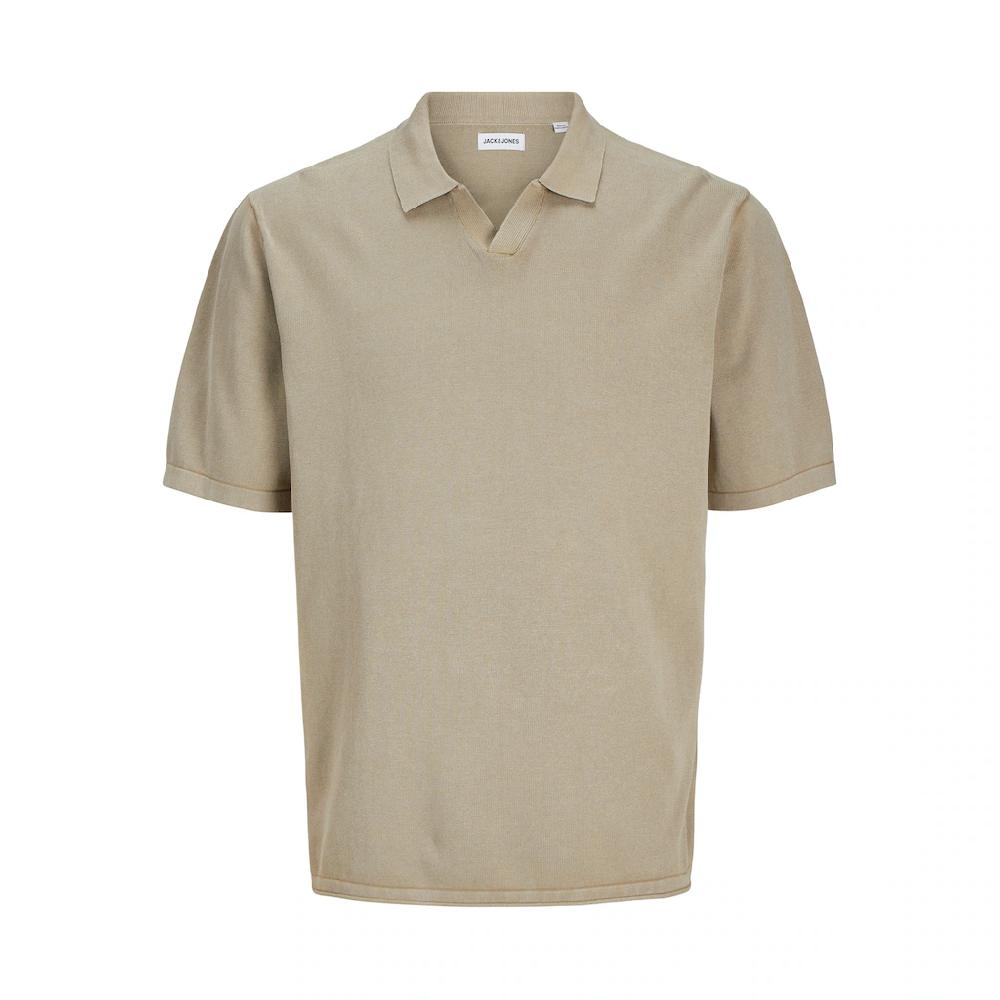 Jack & Jones Kurzarmpullover »JJELEO KNIT POLO SS LN« Mit Polo Kragen ▷ Für