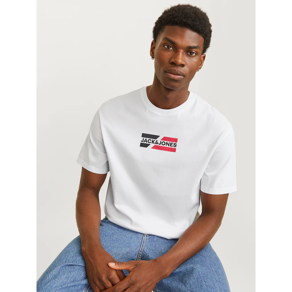 Jack & Jones Kurzarmshirt »JJECORP GRAPHIC TEE SS O-3PK MP NOOS« (Packung 3 Tlg.)