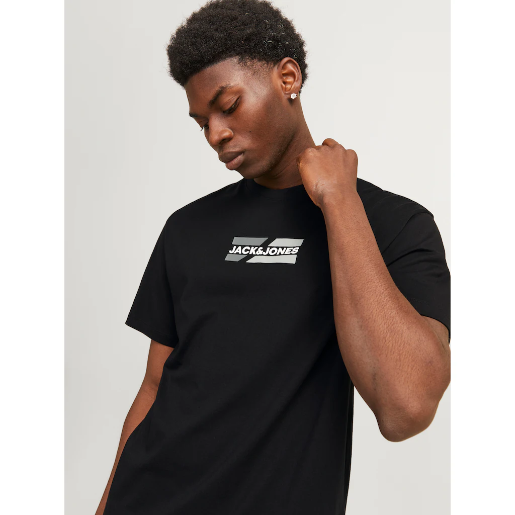 Jack & Jones Kurzarmshirt »JJECORP GRAPHIC TEE SS O-3PK MP NOOS« (Packung 3 Tlg.)