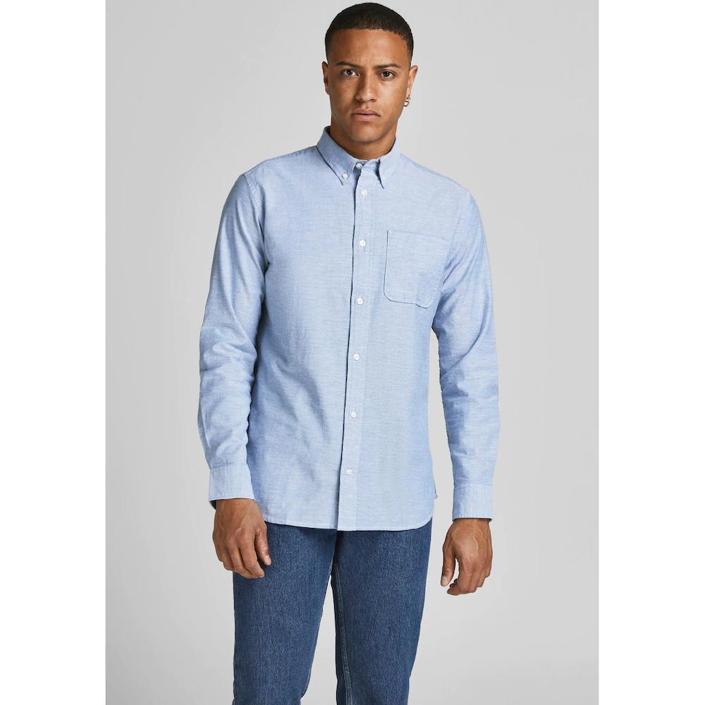 Jack & Jones Langarmhemd »BROOK OXFORD« mit Button-Down Kragen ▷ bestellen
