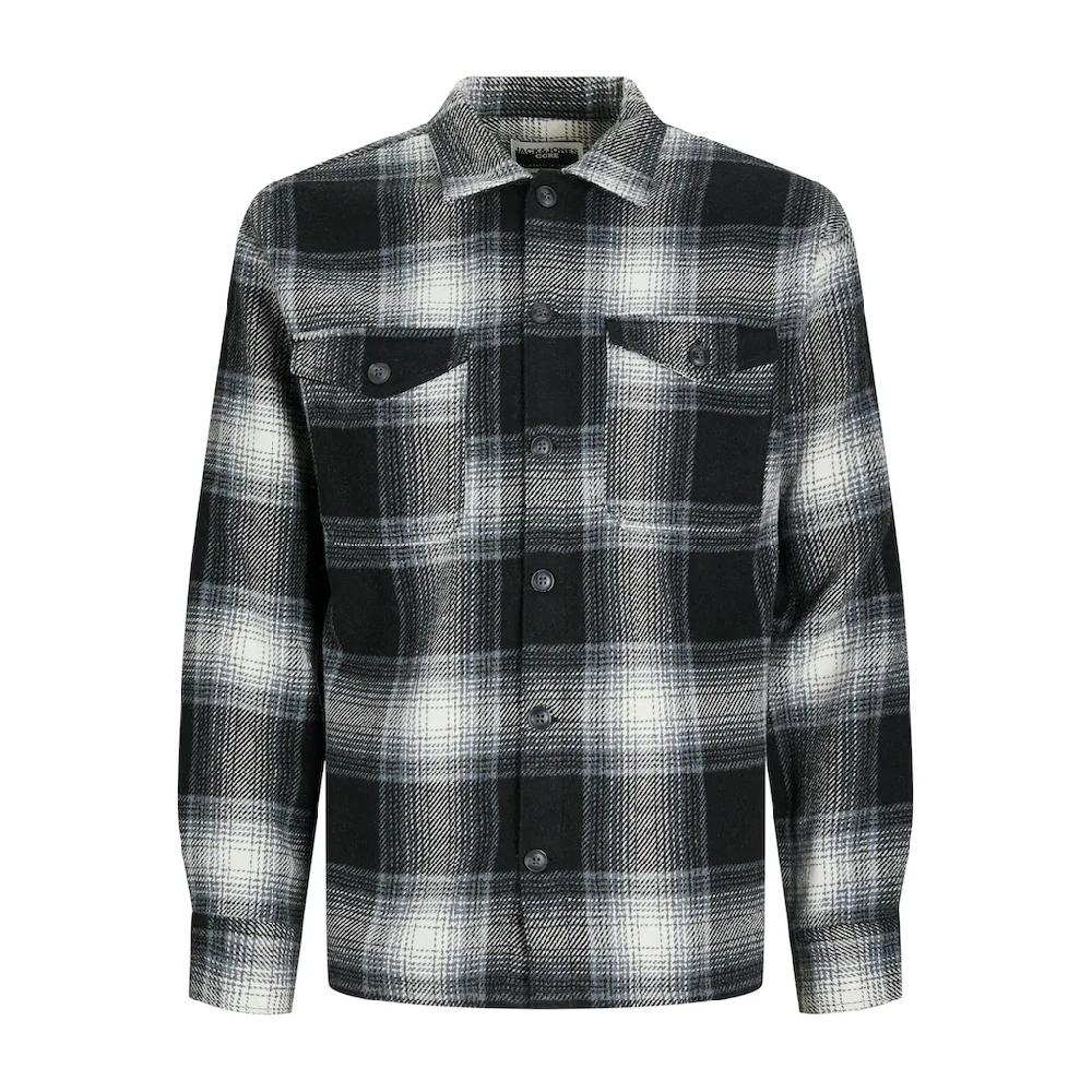 Jack & Jones Langarmhemd »JCOEDDIE CHECK WOOL BLEND OVERSHIRT LS« Overshirt Form ▷ für