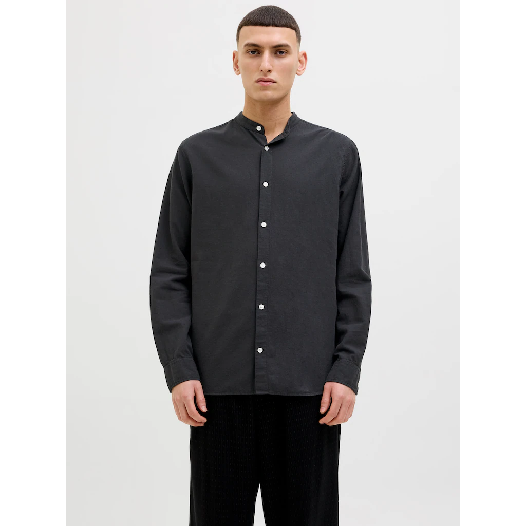 Jack & Jones Langarmhemd »JJEBREEZE BAND SHIRT LS SN« mit Bandkragen ▷ kaufen